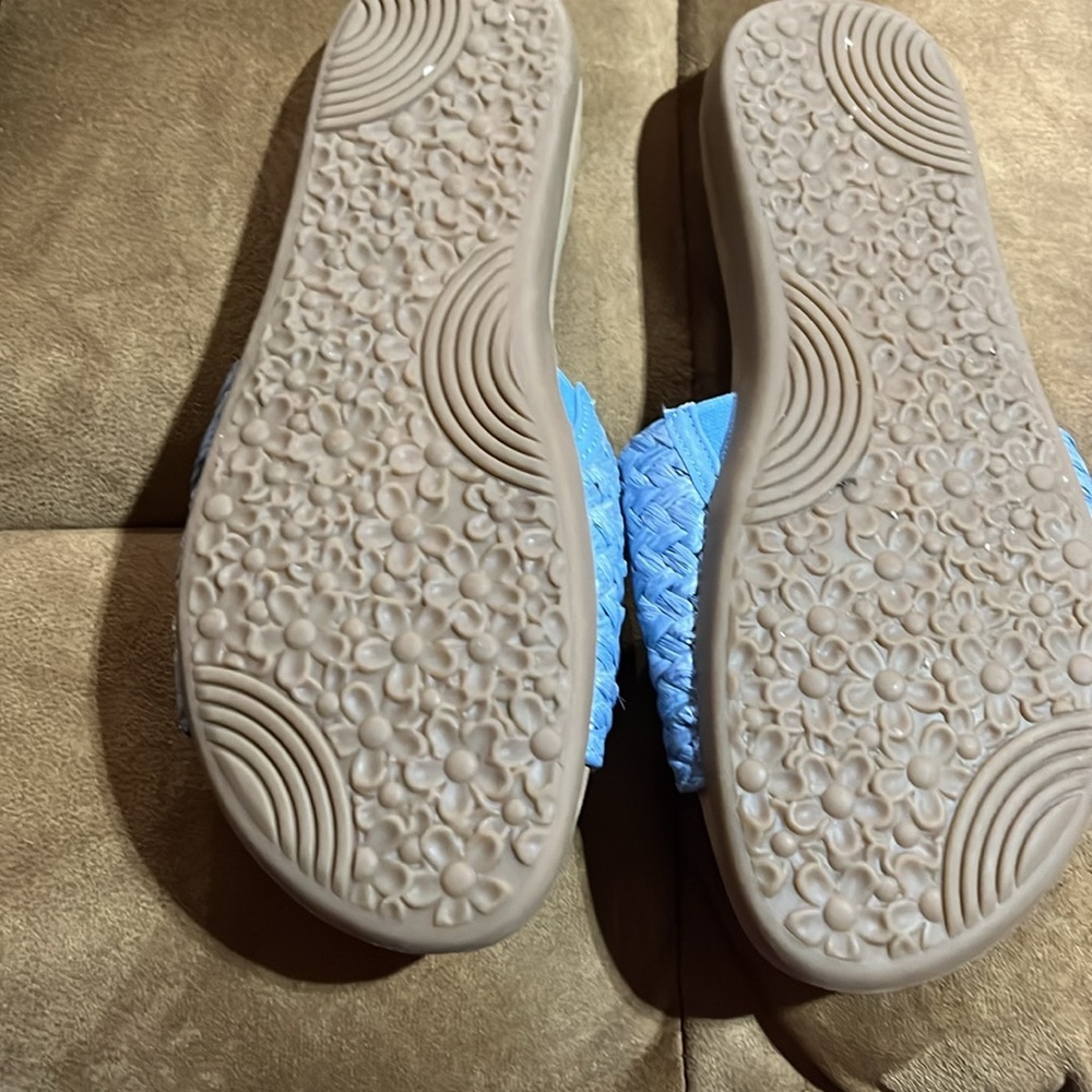 Cliffs by White Mountain Favorite Slide Sandal $49 - US Size 8 - Blue - - Picture 4 of 5